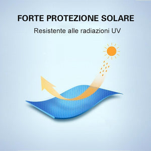 Giacca a vento impermeabile leggera e anti-UV, unisex