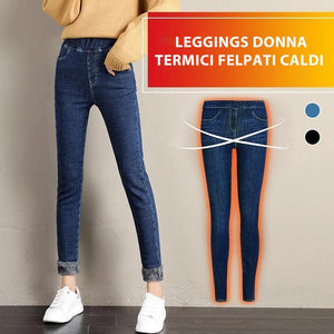 Leggings Donna Termici Felpati Caldi