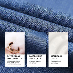 Jeans da uomo micro-elastici ultra-sottili