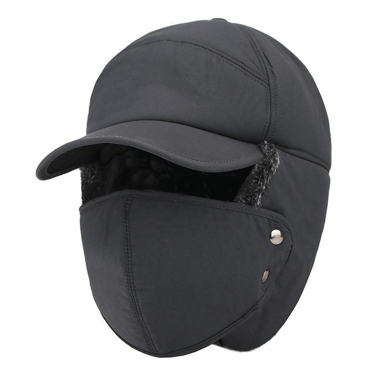 Cappello unisex antivento e caldo, protezione per le orecchie e protezione per il viso